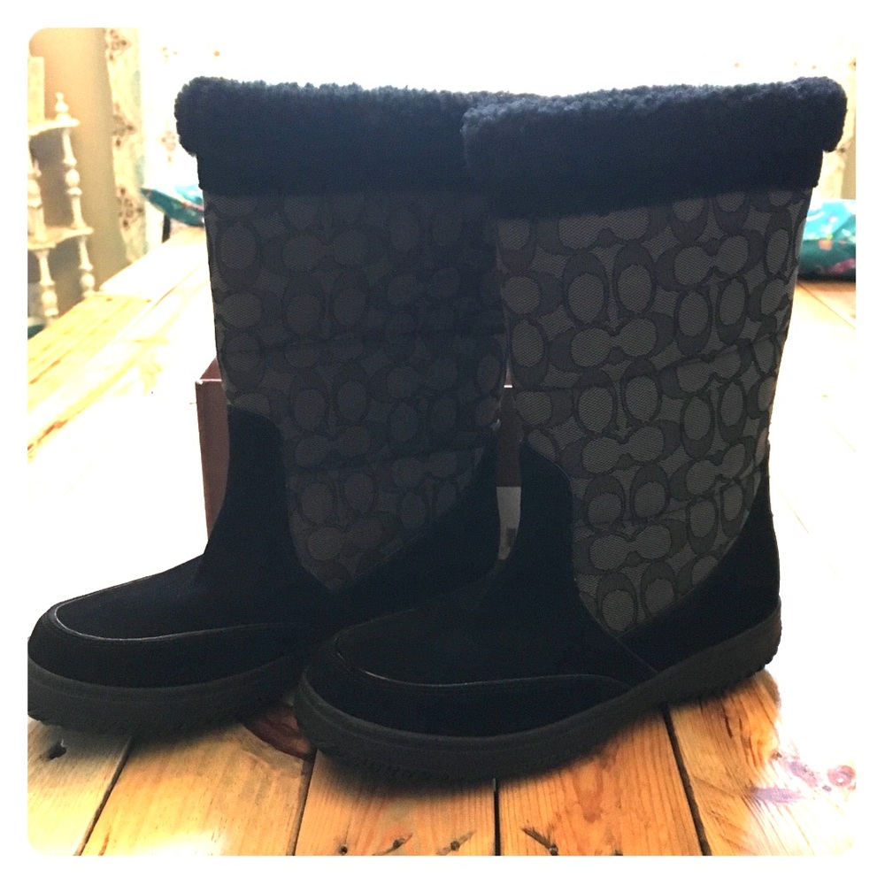 Brand new coach winter boots